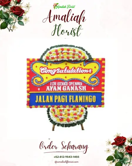 Sewa Papan Bunga Senuro Barat